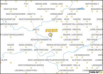 map of Vivoin