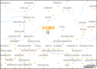 map of Vixbén