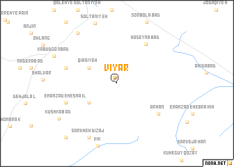 map of Vīyar