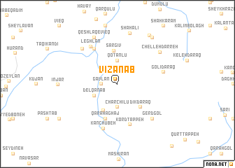 map of Vīzanāb