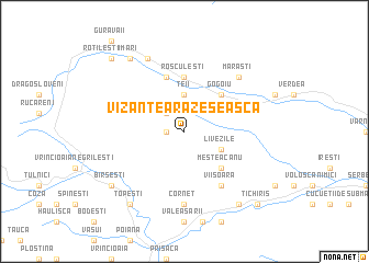 map of Vizantea-Răzeşească