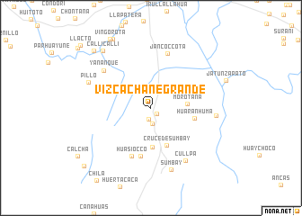 map of Vizcachane Grande