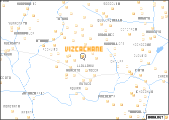 map of Vizcachane