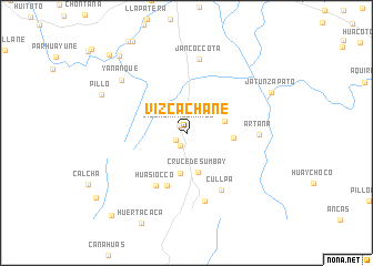 map of Vizcachane