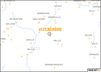 map of Vizcachane