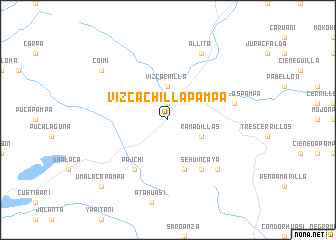 map of Vizcachillapampa