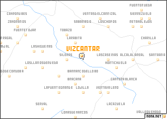 map of Vizcantar