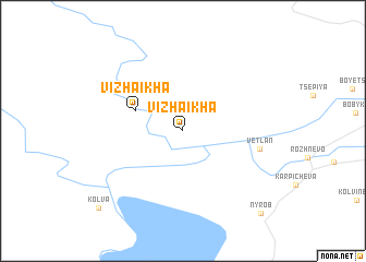 map of Vizhaikha