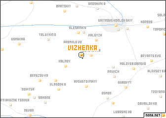 map of Vizhenka