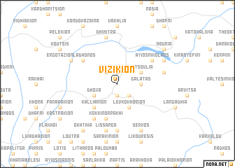 map of Vizíkion