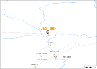 map of Vizindor