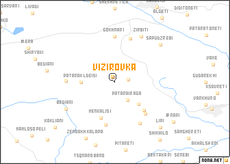 map of Vizirovka