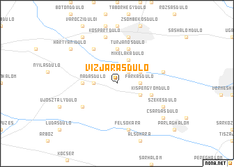 map of Vízjárásdůlő