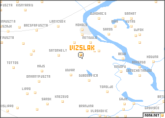 map of Vizslak