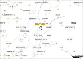 map of Vizsoly