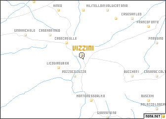 map of Vizzini
