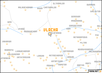 map of Vlácha