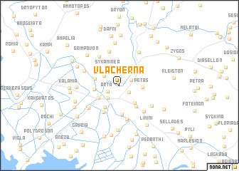 map of Vlachérna