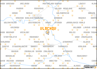 map of Vlachov