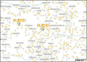 map of Vlačići