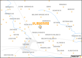 map of Vladenino