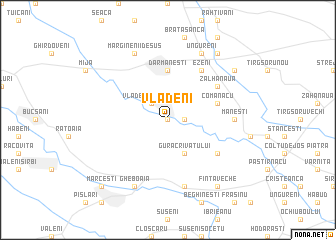 map of Vlădeni