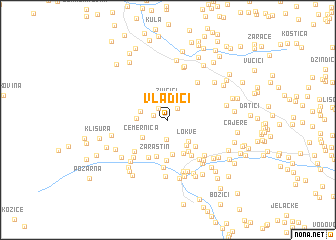 map of Vladići