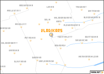 map of Vladikars