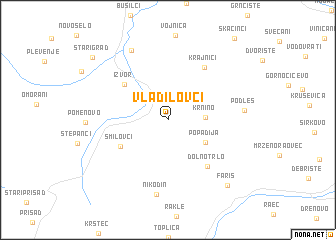 map of Vladilovci