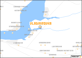 map of Vladimirovka