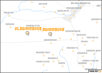 map of Vladimirovka