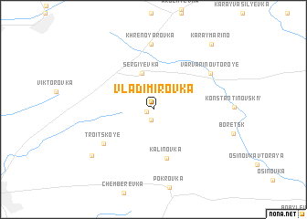 map of Vladimirovka