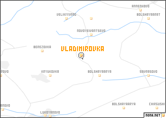 map of Vladimirovka