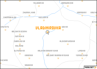 map of Vladimirovka