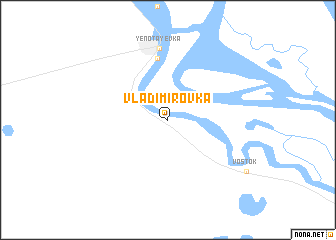 map of Vladimirovka