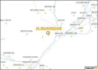 map of Vladimirovka