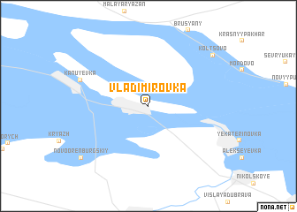 map of Vladimirovka