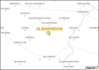 map of Vladimirovka