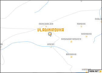 map of Vladimirovka
