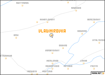 map of Vladimirovka