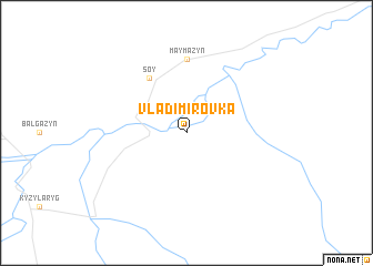 map of Vladimirovka