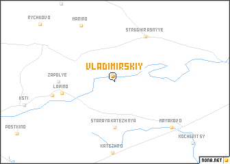 map of Vladimirskiy