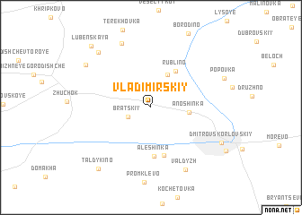 map of Vladimirskiy