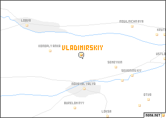 map of Vladimirskiy