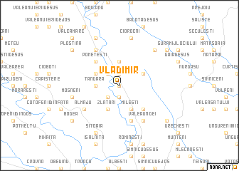 map of Vladimir