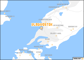 map of Vladivostok