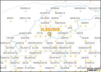 map of Vladkovo