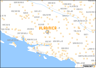 map of Vladnica