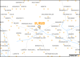 map of Vlădoi