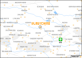 map of Vladychino